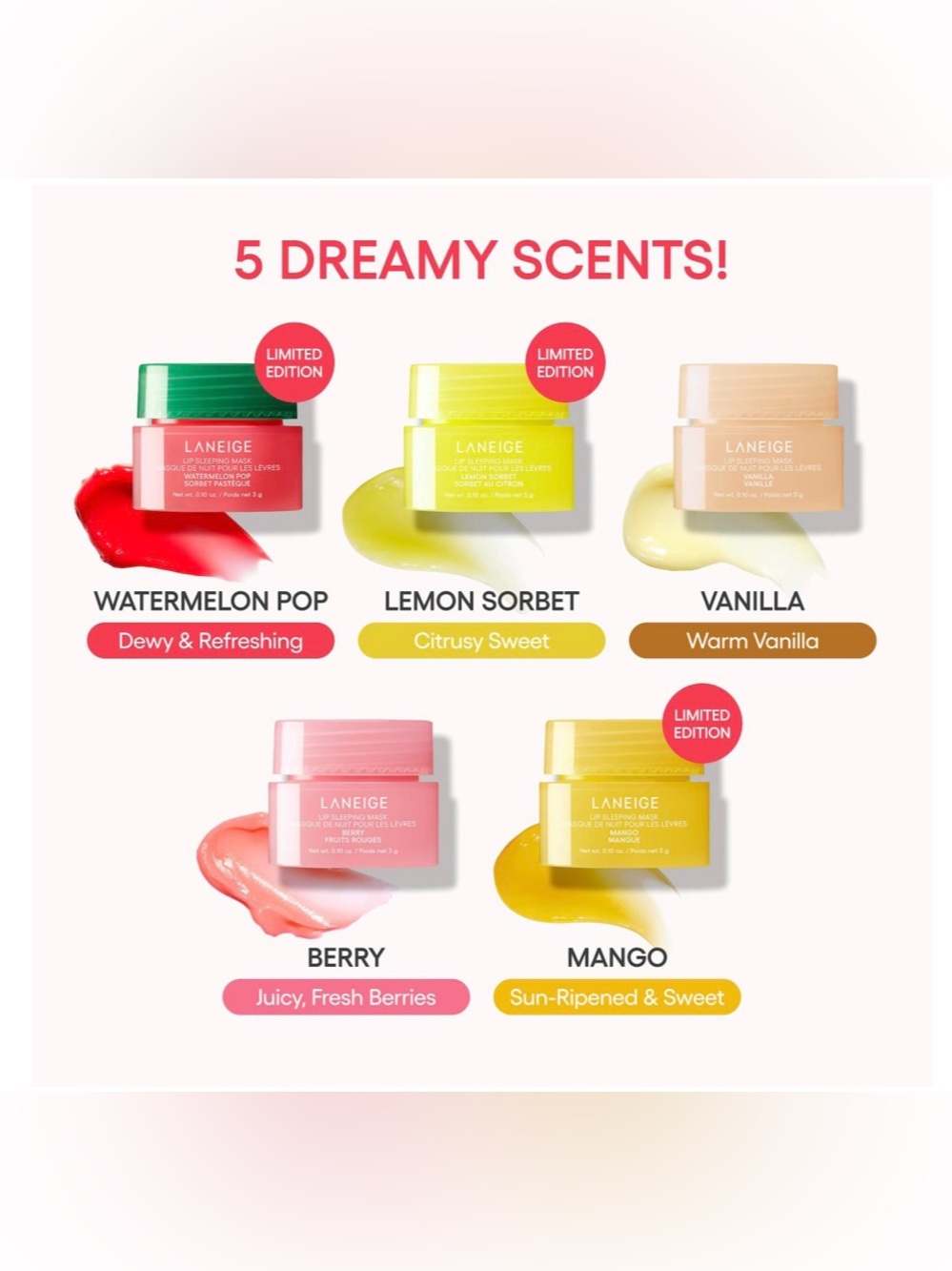 LANEIGE LIMITED EDITION Lip Sleeping Mask Gift Set - Picture 3 of 3